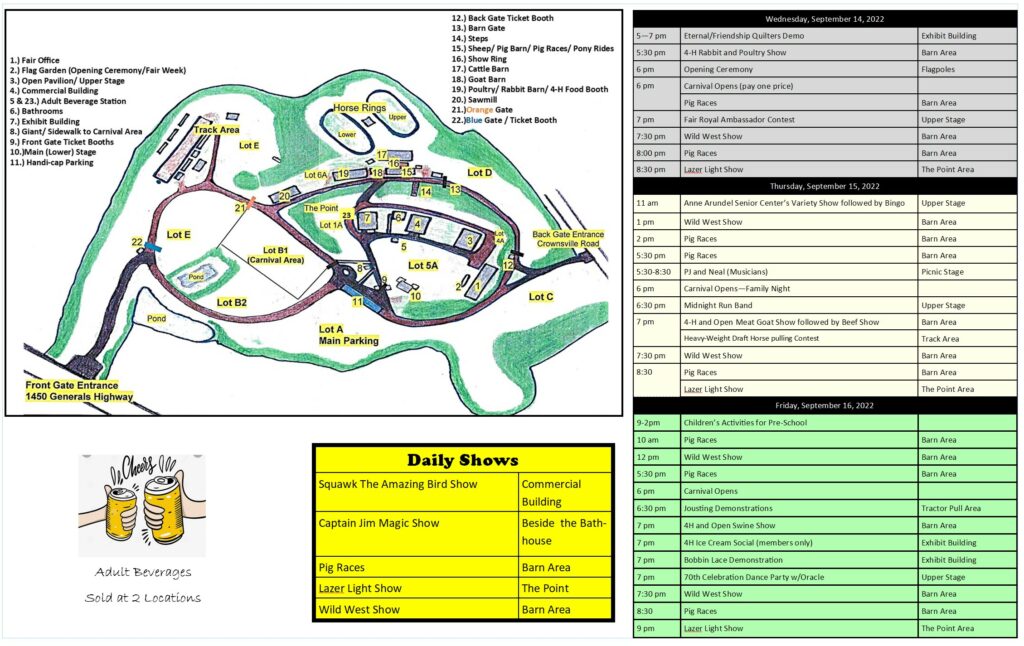 County Fair Schedule 2024 Pdf Anica Torrie