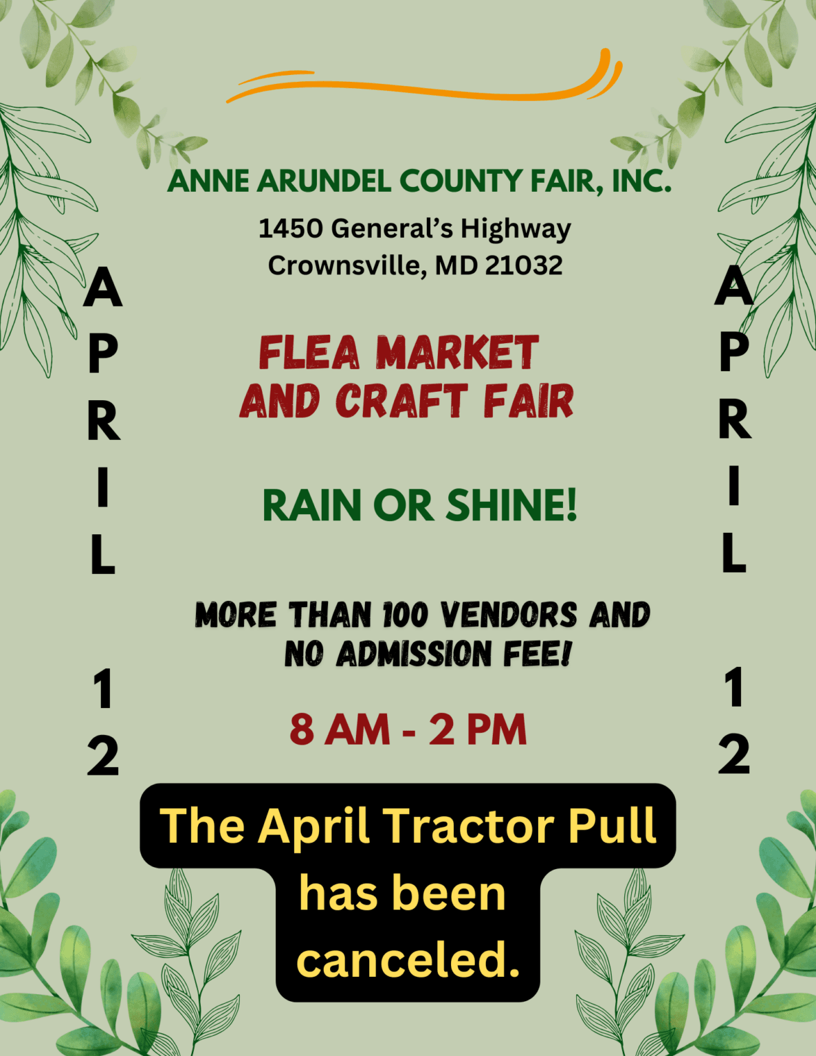 Anne Arundel County Fair Flea Market and Craft Fair